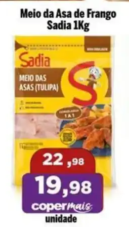 Copercana Meio da Asa de Frango Sadia oferta