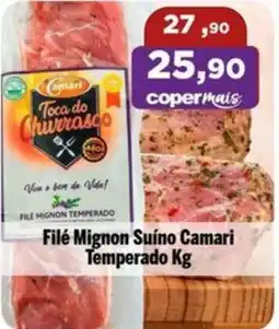 Copercana Filé Mignon Suíno Camari Temperado oferta