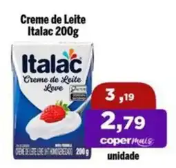 Copercana Creme de Leite Italac oferta