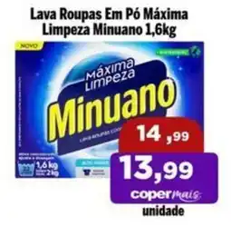 Copercana Lava Roupas Em Pó Máxima Limpeza Minuano oferta