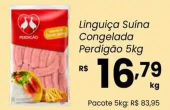 Atacadão Dia a Dia Linguiça Suína Congelada Perdigão oferta