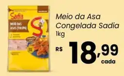 Atacadão Dia a Dia Meio da Asa Congelada Sadia oferta