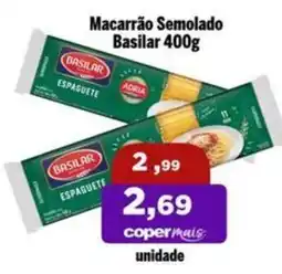 Copercana Macarrão Semolado Basilar oferta