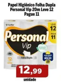 Copercana Papel Higiênico Folha Dupla Personal Vip 20m oferta