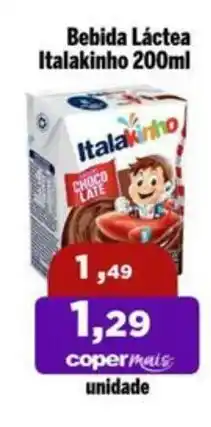 Copercana Bebida Láctea Italakinho oferta