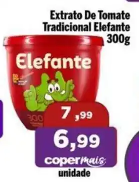 Copercana Extrato De Tomate Tradicional Elefante oferta
