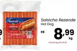 Atacadão Dia a Dia Salsicha Rezende Hot Dog oferta