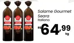 Atacadão Dia a Dia Salame Gourmet Seara Italiano oferta