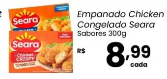 Atacadão Dia a Dia Empanado Chicken Congelado Seara Sabores oferta