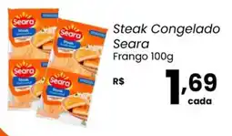 Atacadão Dia a Dia Steak Congelado Seara Frango oferta