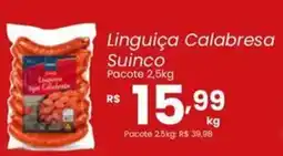 Atacadão Dia a Dia Linguiça Calabresa Suinco oferta