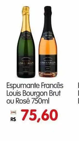 Zona Sul Espumante Francês Louis Bourgon Brut Ou Rosé oferta
