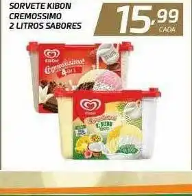 Sorvete Kibon Cremossimo