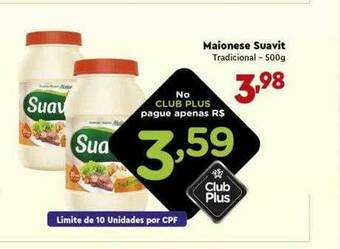 Supermercado Lavapés Maionese Suavit oferta