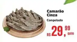 Supermercados Mateus Camarão Cinza Congelado oferta