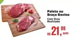 Supermercados Mateus Paleta ou Braço Bovino oferta