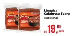 Supermercados Mateus Linguiça Calabresa Seara oferta