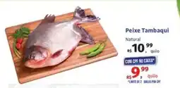 Supermercados Mateus Peixe Tambaqui Natural oferta