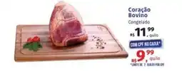 Supermercados Mateus Coração Bovino Congelado oferta