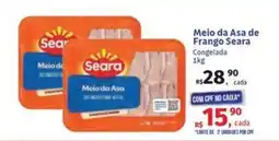 Supermercados Mateus Meio da Asa de Frango Seara Congelada oferta
