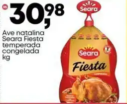 Frangolândia Ave natalina Seara Fiesta temperada congelada oferta