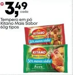 Frangolândia Tempero em pó Kitano Mais Sabor tipos oferta
