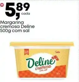 Frangolândia Margarina cremosa Deline com sal oferta