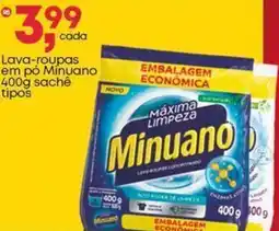 Frangolândia Lava-roupas em pó Minuano sachê tipos oferta