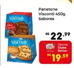 Semar Supermercado Panetone Visconti Sabores oferta