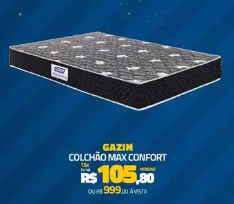Gazin colchão max confort
