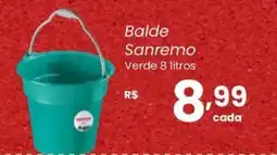 Atacadão Dia a Dia Balde Sanremo Verde oferta