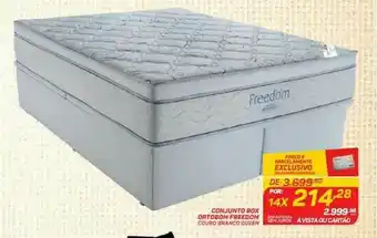 GBarbosa Conjunto Box Ortobom Freedom oferta