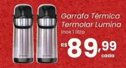 Atacadão Dia a Dia Garrafa Térmica Termolar Lumina Inox oferta