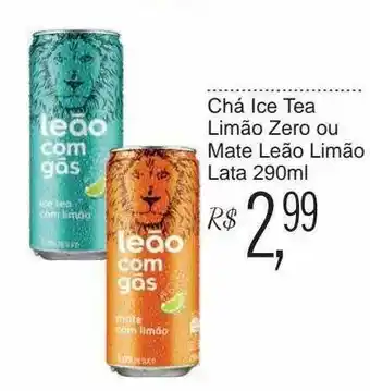 Chá Ice Tea Limão Zero Ou Mate Leão Limão