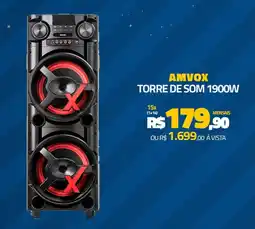 Zema Amvox torre de som 1900w oferta