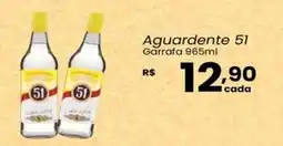 Atacadão Dia a Dia Aguardente 51 Garrafa oferta
