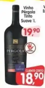 Cercadão Vinho Perigola Tinto Suave 1L oferta