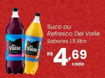 Atacadão Dia a Dia Suco ou Refresco Del Valle Sabores oferta