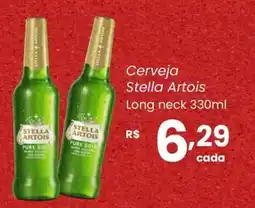 Atacadão Dia a Dia Cerveja Stella Artois Long neck oferta