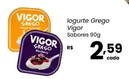 Atacadão Dia a Dia logurte Grego Vigor Sabores oferta