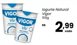 Atacadão Dia a Dia logurte Natural Vigor oferta