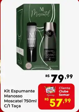 Semar Supermercado Kit Espumante Manosso Moscatel oferta