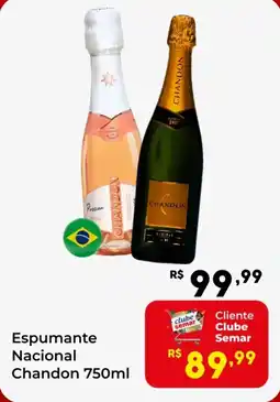 Semar Supermercado Espumante Nacional Chandon oferta