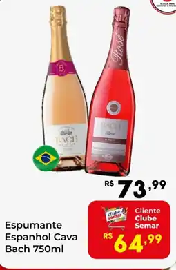 Semar Supermercado Espumante Espanhol Cava Bach oferta