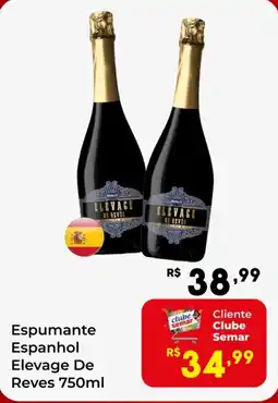 Semar Supermercado Espumante Espanhol Elevage De Reves oferta