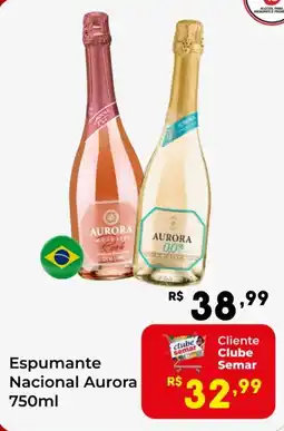 Semar Supermercado Espumante Nacional Aurora oferta