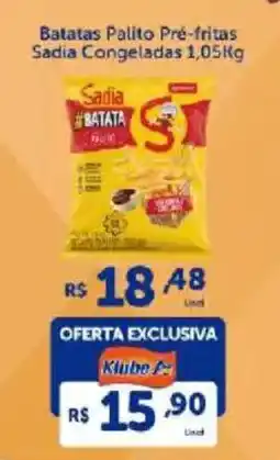 Atakarejo Batatas Palito Pré-fritas Sadia Congeladas oferta