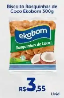 Atakarejo Biscoito Rosquinhas de Coco Ekobom oferta