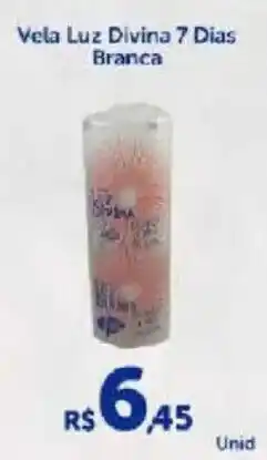 Atakarejo Vela Luz Divina 7 Dias Branca oferta