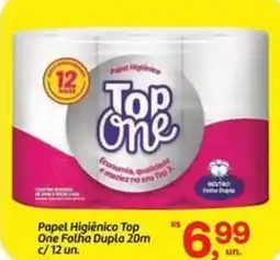 Fort Atacadista Papel Higiênico Top One Folha Dupla 20m oferta